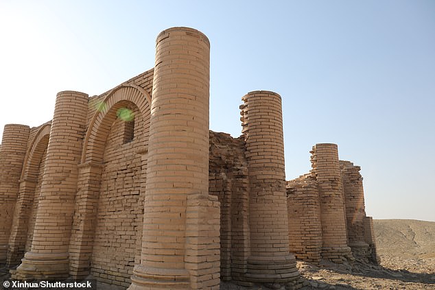 The ruins of Uruk in Al-Muthanna Province, Iraq, founded in 5000 BC