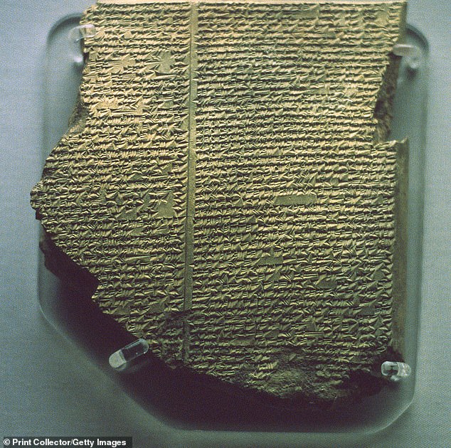 A tablet from the library of the Assyrian king Ashurbanipal, who amassed a collection of thousands of cuneiform tablets