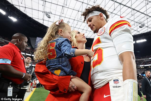 The Mahomes family currently consists of four, with Brittany pregnant with her third child