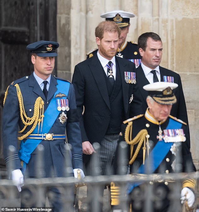 Following news of King Charles' cancer diagnosis earlier this year, Harry quickly returned to Britain to be by his father's side, although their meeting reportedly lasted less than 45 minutes - pictured in 2022