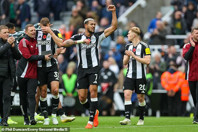 The Gunners' title hopes suffered a major blow as Newcastle triumphed 1-0 at St James' Park