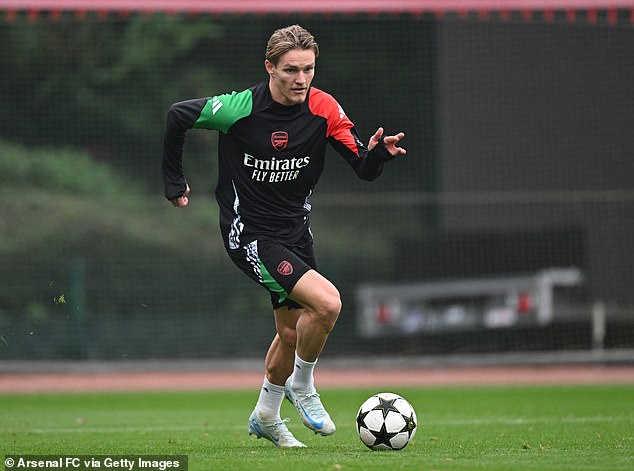 However, the fact that club captain Martin Odegaard is back on the grass is a big boost for Arteta