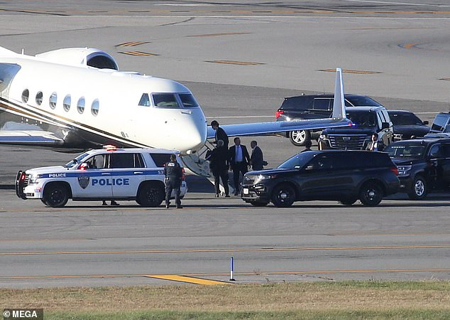 Barron was last seen heading from New York to Florida with mother Melania Trump on Sunday ahead of his father's election party at Mar-a-Lago