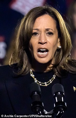 Harris pictured on November 4