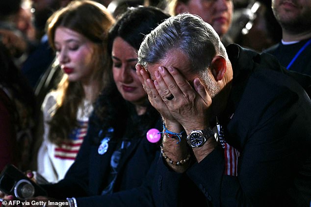 Harris supporters left en masse after hearing the VP would not address the crowd tonight