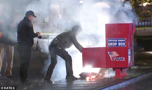 The fear and anxiety mirror what has unfolded in the weeks leading up to Election Day, including hundreds of ballots destroyed after boxes were set on fire in Washington.