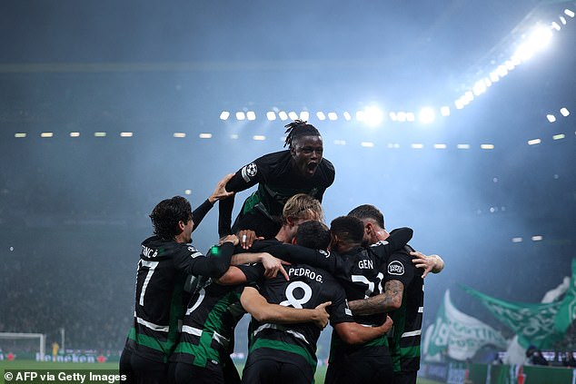 His in-form side tore apart Manchester City to triumph at Lisbon's Jose Alvalade Stadium