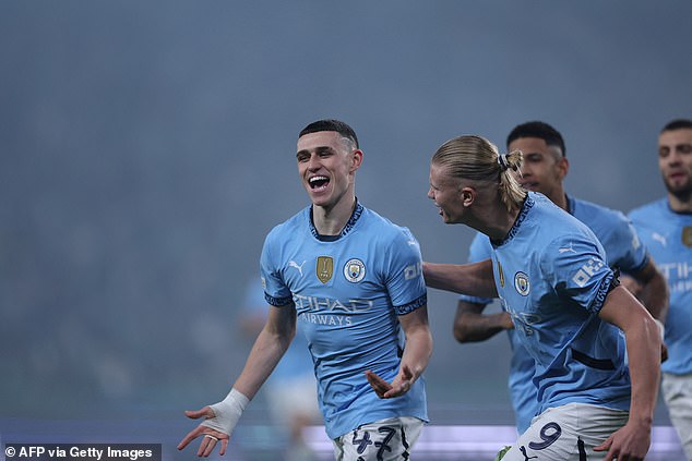 Phil Foden got Manchester City off to a flying start with a fourth-minute goal in Lisbon