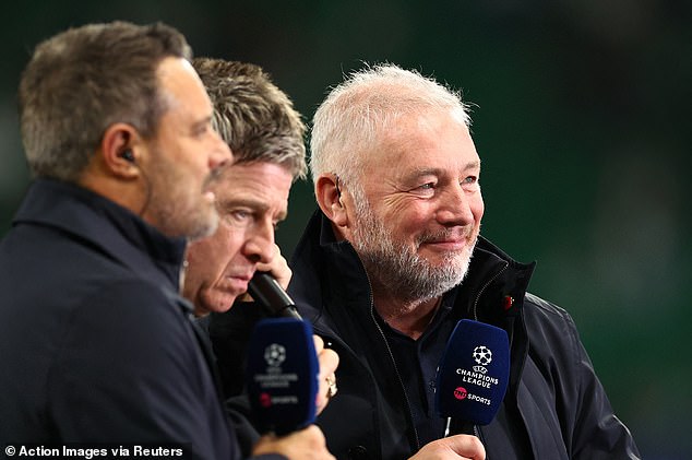 Gallagher gave his opinion during Man City's match against Sporting Lisbon