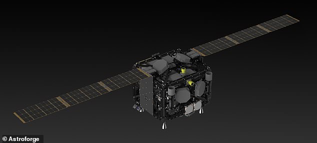 Astroforge founder Matt Gialich says Odin (pictured) will pave the way for a follow-up mission to land on the asteroid. However, he will not reveal the name of his target to avoid giving his competitors an advantage