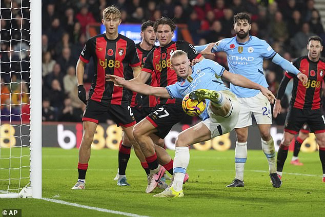 Missing key chances has been a major problem for Manchester City of late - and was particularly highlighted during Saturday's 1-0 defeat to Bournemouth in the Premier League.