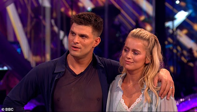 It was no wonder Aljaz was left breathless after the energetic routine in which he and Tasha scored a whopping 39 points from the judges, putting them joint top of the leaderboard.