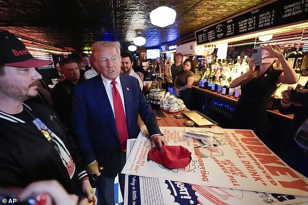 Republican presidential candidate, former President Donald Trump, will make a campaign stop at Pubkey Bar and Media House on September 18