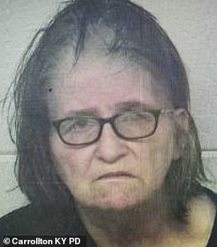 Brenda Chilton, 71, the child's great-grandmother, was one of five suspects arrested