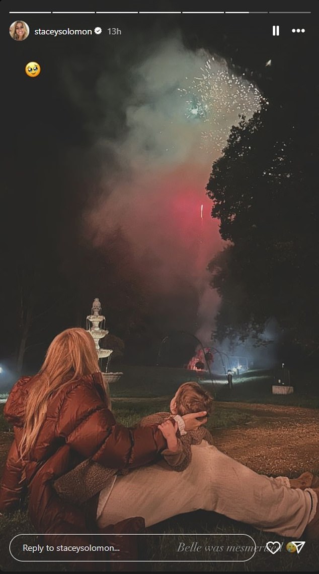 Instagram was littered with photos from various fireworks shows, with many celebrity parents taking their little ones to watch spectacular displays