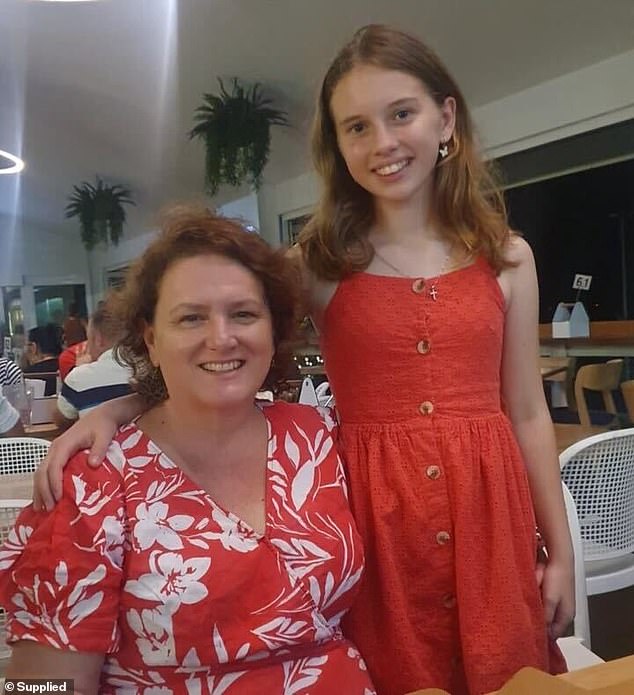 'Hyper-vigilant' mother Julie Crawford (pictured with Ella) moved her daughter to Redlands College public school after just one semester, but the damage was done