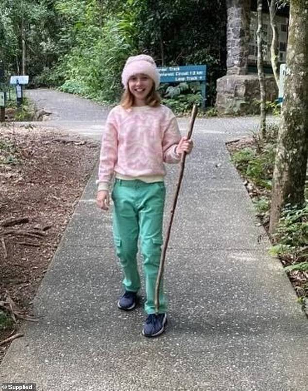 Three year seven girls were expelled from Lourdes Hill College for bullying Ella (pictured) online