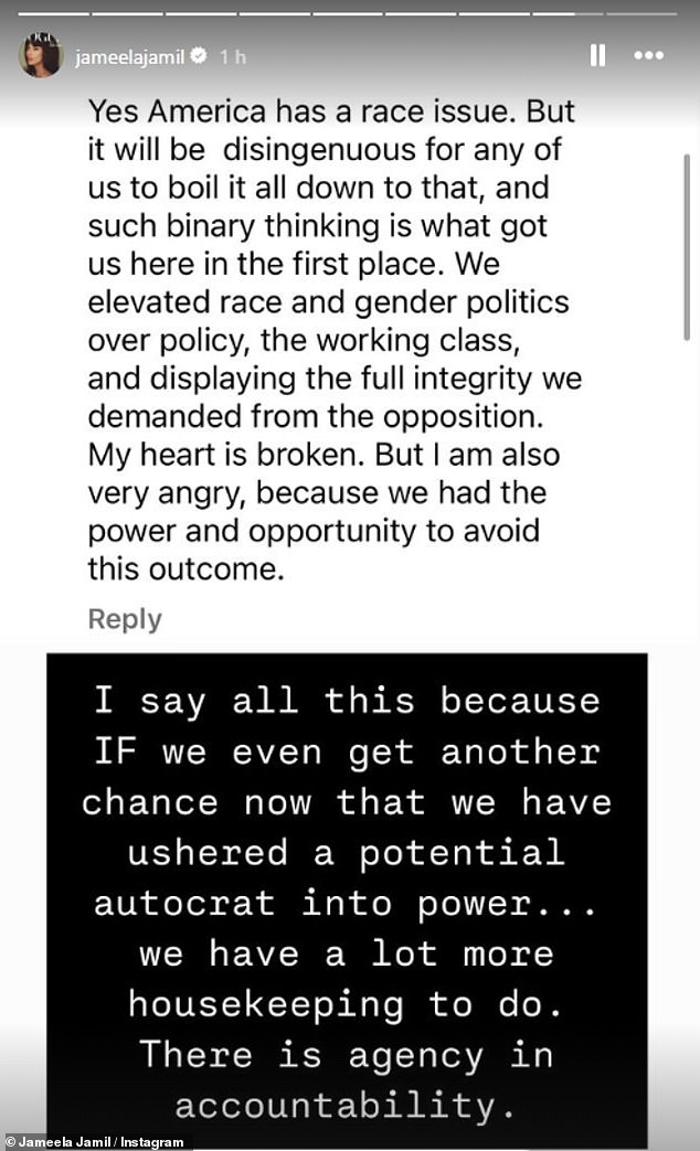 Taking to her Instagram Story to share her lengthy comment, she explained her choice to speak out and preached the importance of responsibility