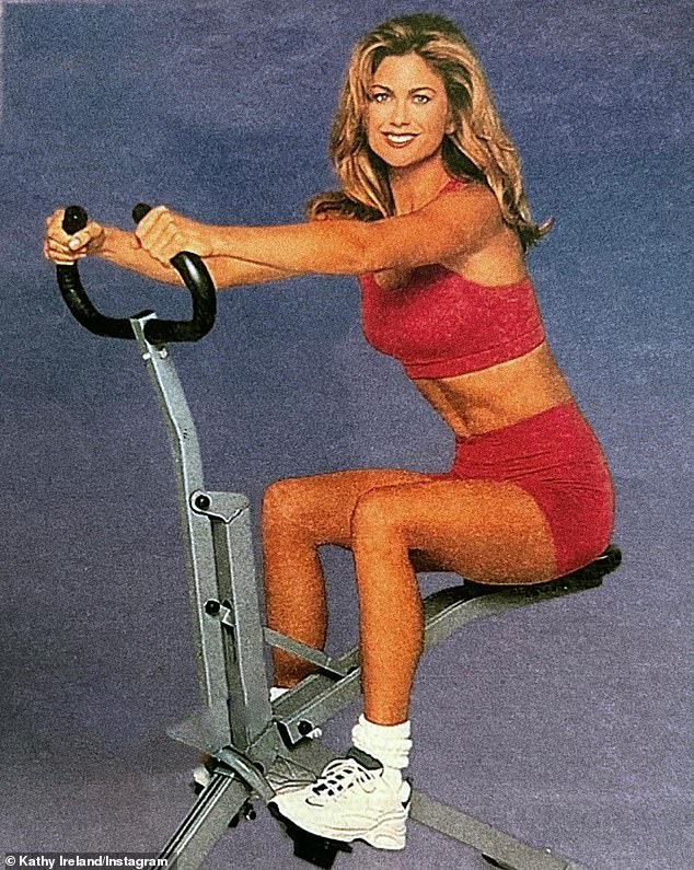 This was 40 years ago: the siren featured in an advertisement for a fitness machine