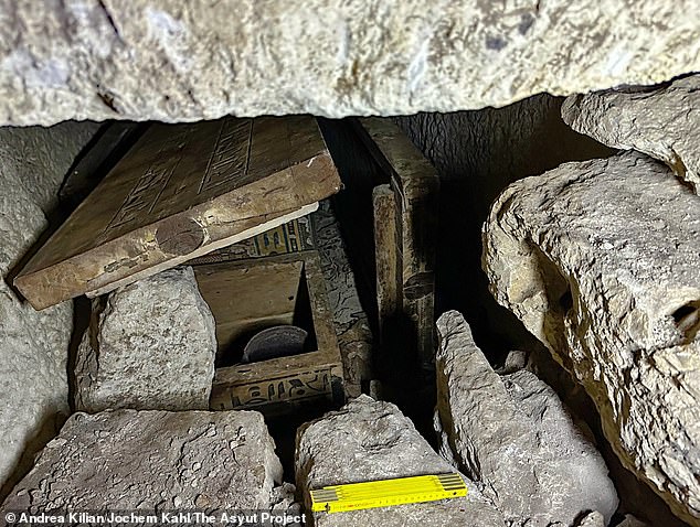 The excavations took place this year between August 18 and September 17. The photo shows Idy's burial chamber when it was discovered