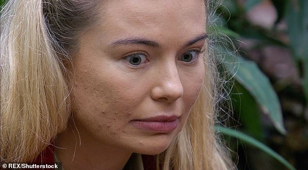 In 2017, Georgia 'Toff' Toffolo was allowed to break the no-makeup rule after eagle-eyed viewers early on suspected she was wearing foundation (pictured)