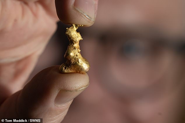 Mr. Needham is now in the process of confirming whether the piece of gold is natural or molten