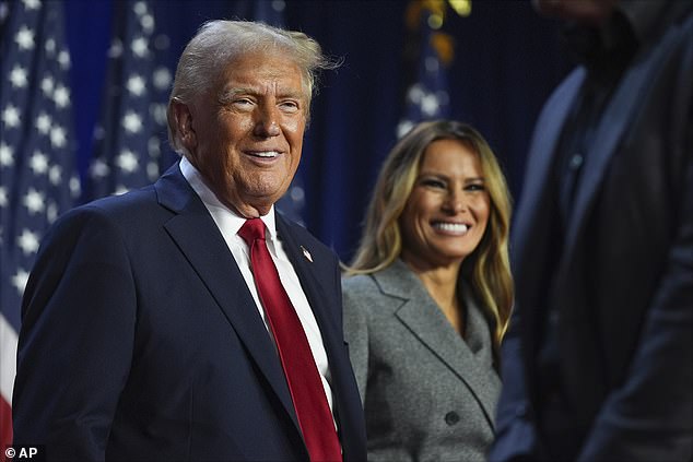 In a bizarre victory speech – which took place before the results were announced – Trump was joined on stage by both Dana White and Bryson DeChambeau