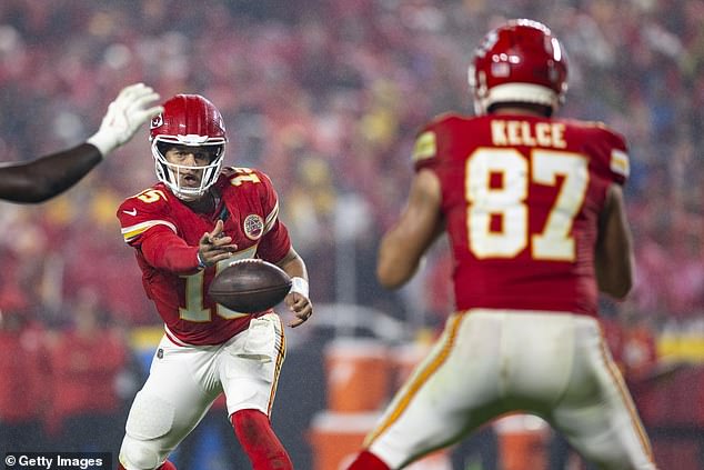 Kelce credited Kansas City quarterback Patrick Mahomes for finding him on the field