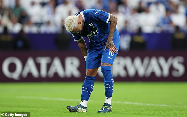 Al-Hilal are reportedly increasingly questioning Neymar's role due to his injury problems