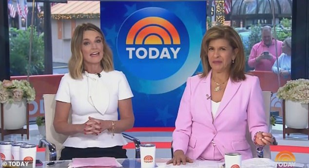 The broadcaster, 52, co-hosts the Today show with Hoda Kotb