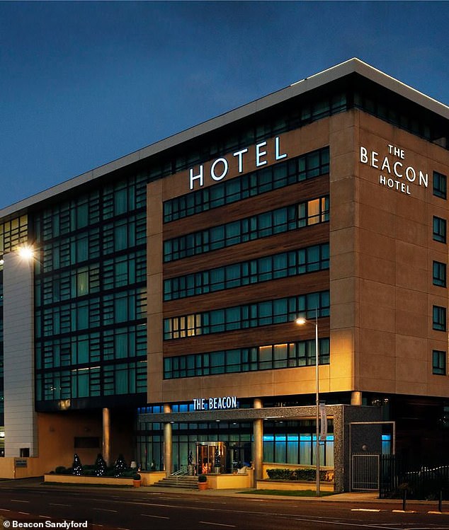 The woman who made the claim said the incident took place at the Beacon Hotel in Dublin