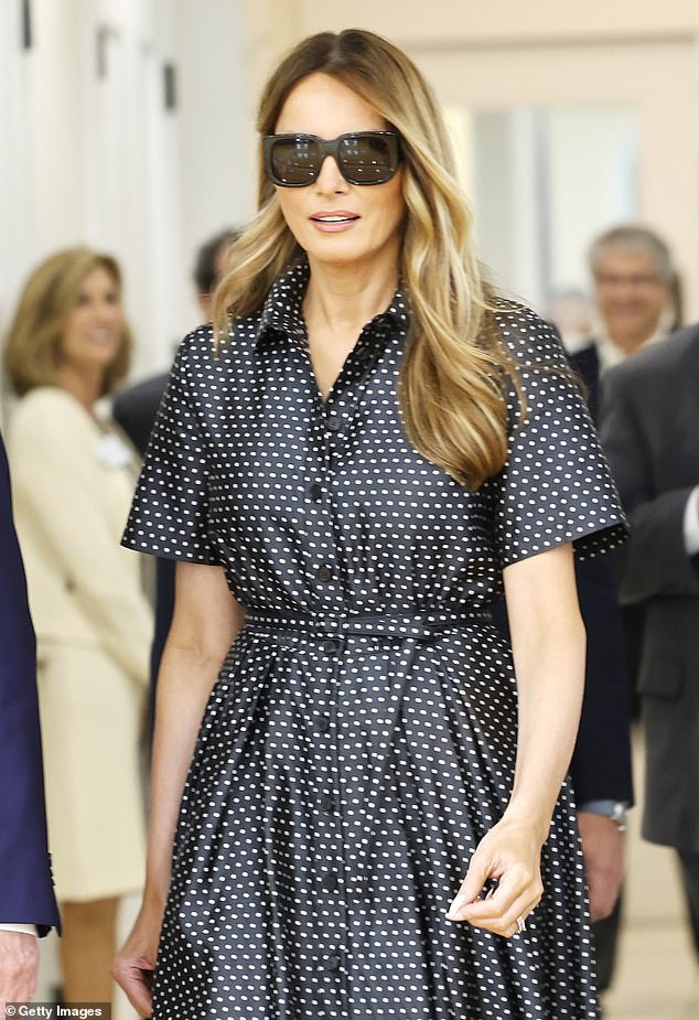 At the polling station with her husband, Melania Trump chose to keep her sunglasses on, which a plastic surgeon said could be due to some swelling from injectable filler