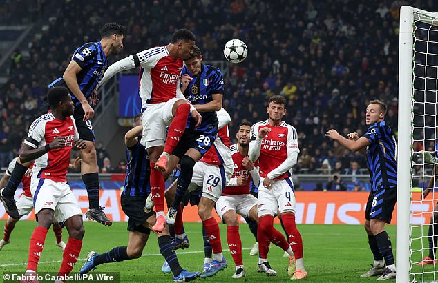 1730931440 502 Inter 1 0 Arsenal Mikel Artetas side suffer second defeat in