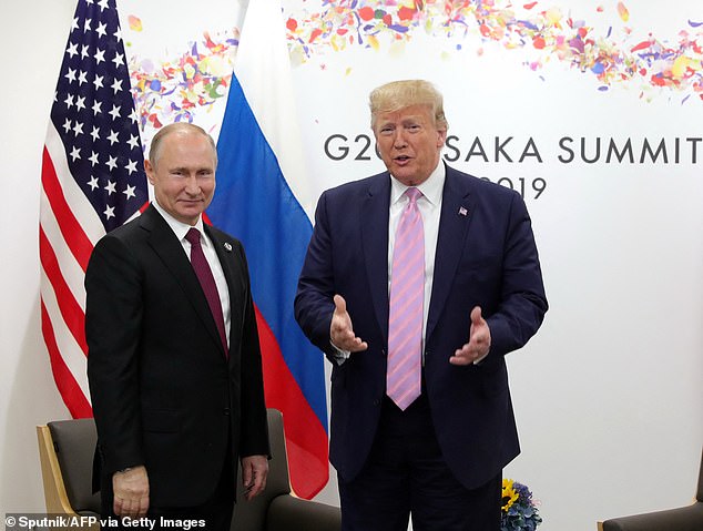 According to the Kremlin, Putin has no immediate plans to congratulate Trump on his victory (photo: the couple at the G20 summit in June 2019)