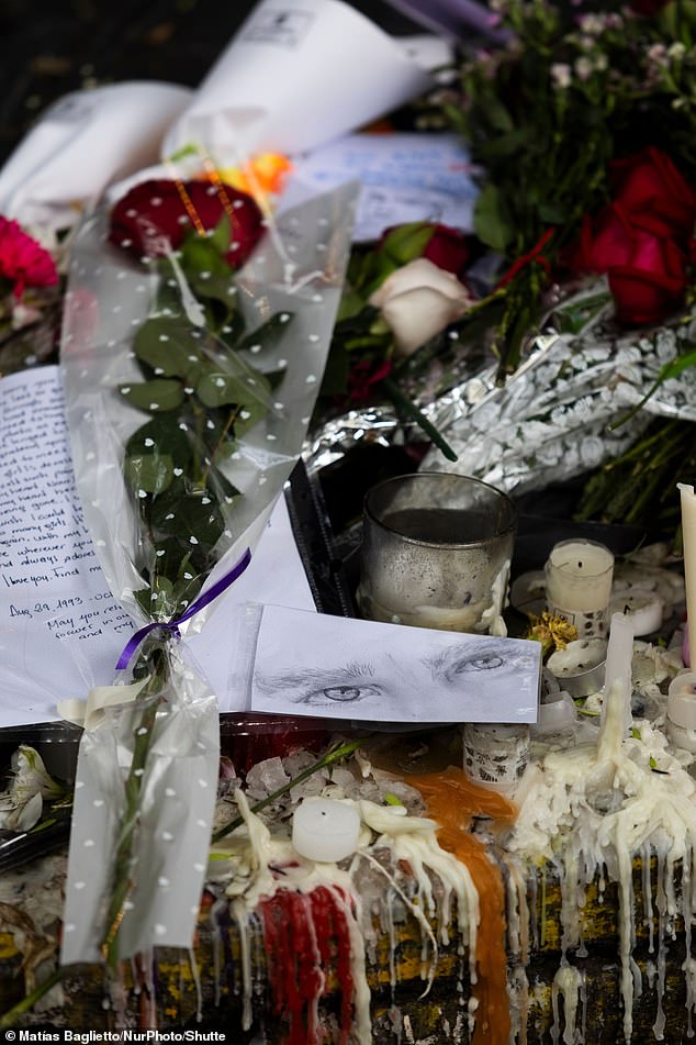 Touching floral tributes were left outside the Casa Sur Hotel in the Argentine capital following the death of the ex-One Direction star