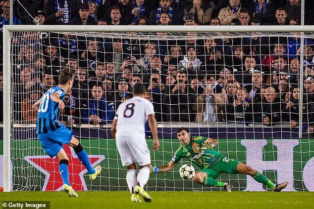 Hans Vanaken scored the penalty for Club Brugge and it was enough for a 1-0 victory