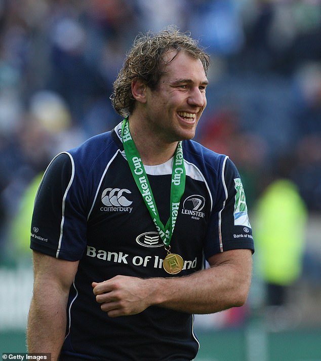 The flanker played for several clubs including Leinster, most notably winning the Heineken Cup with the Ireland side in 2009