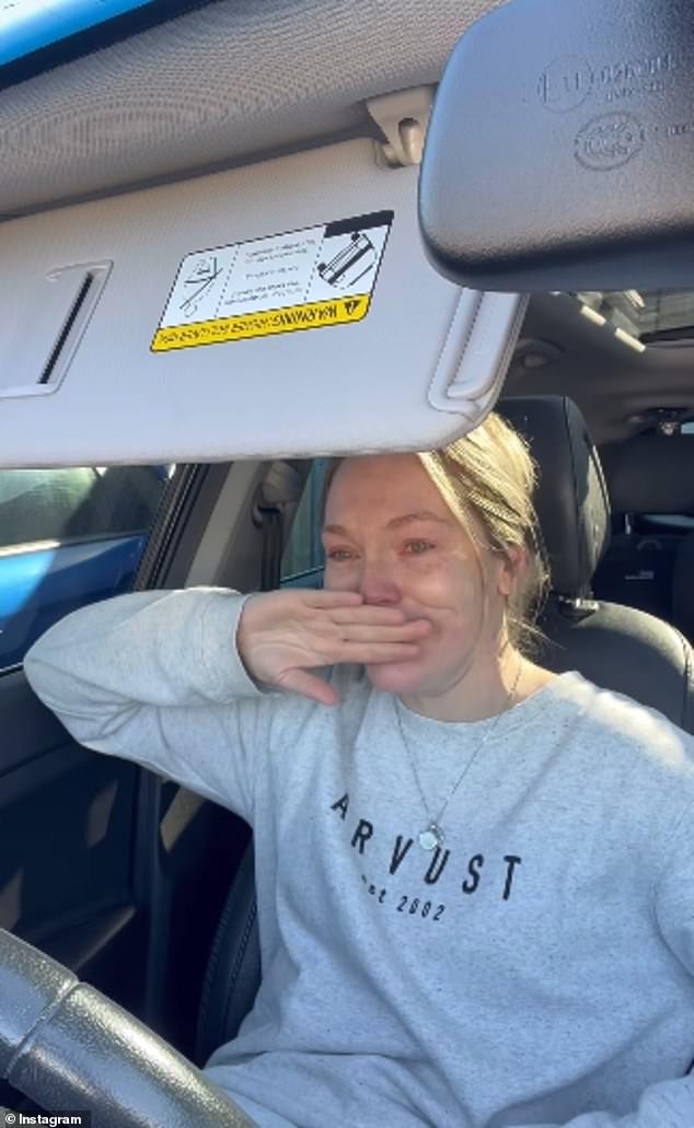 The Gold Coast mother said she filmed the video of her breaking down after dropping her twin boys off at daycare in 2023, but is experiencing the same emotions after moving the family from Melbourne.