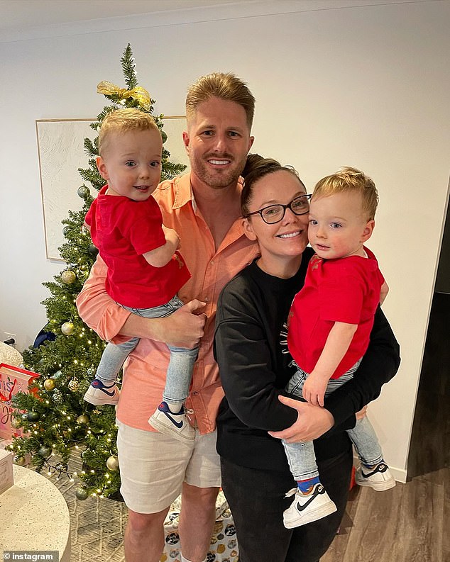 The season eight bride, 35, shares her two-year-old boys with husband Bryce Ruthven, who she met on Channel Nine's dating experiment