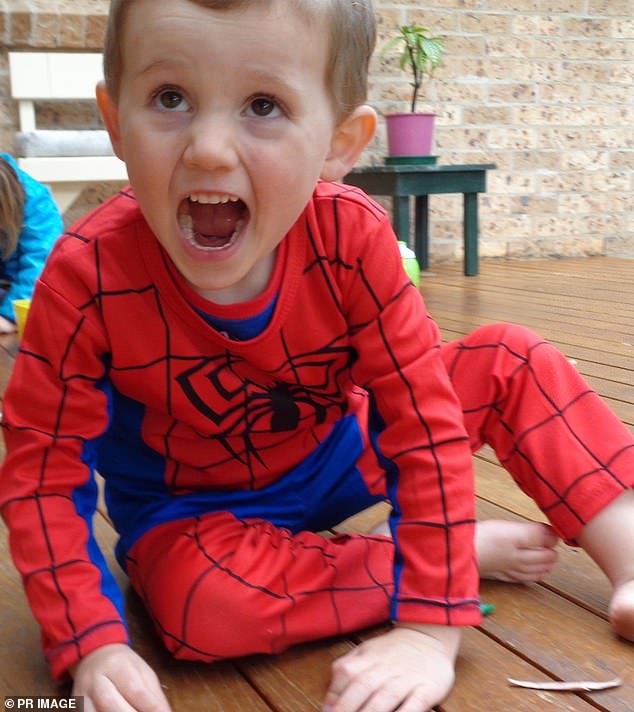 One of the last photos of William Tyrrell, taken on the porch of the Kendall home the morning he disappeared without a trace