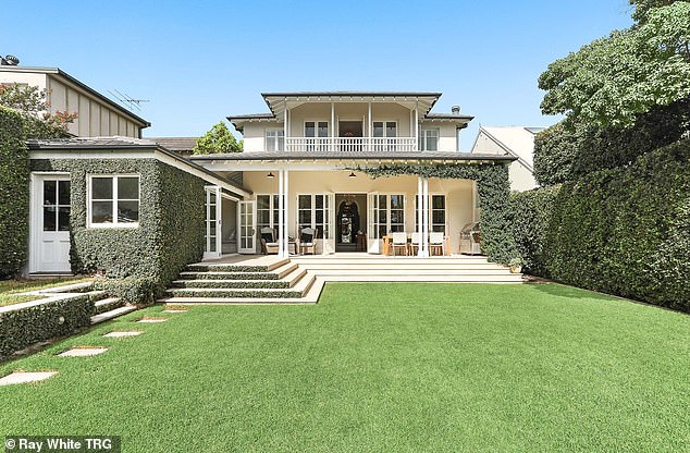 Jackie originally bought the Woollahra estate after selling a beautiful Vaucluse country house she built with her ex-husband Lee Henderson. The former couple paid $2.7 million for the property in the sought-after neighborhood in 2012. (Photo)