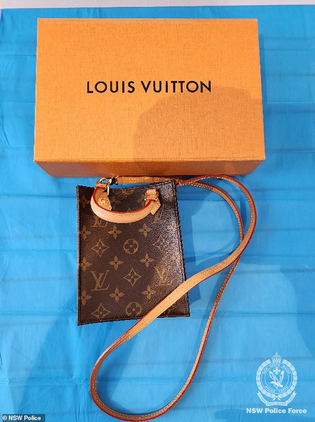 Police seized $80,000 worth of luxury handbags (like the one in the photo) and jewelry