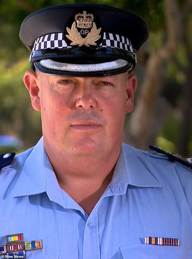 The teenager, Queensland Police Chief Inspector Adam Guild (pictured), was known to police