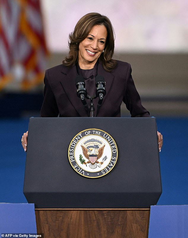 Vice President Kamala Harris conceded defeat in an emotional speech to her dozens of tearful fans in Washington