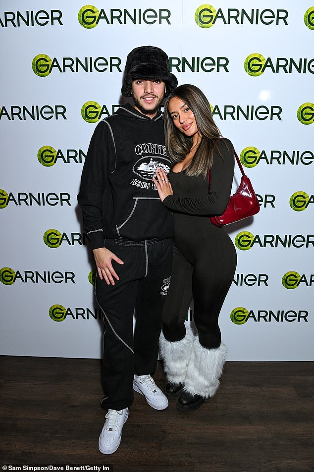 Peter Andre and Katie Price's son, 19, looked great as he got cozy with girlfriend Jasmine Orr, 24, at the karaoke night hosted by the brand's ambassador Davina McCall.