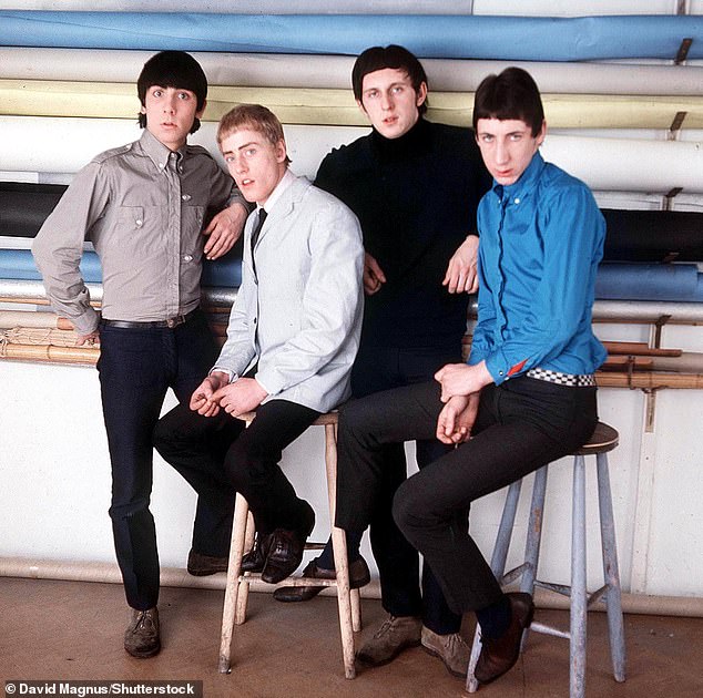 Pete thought The Who's hedonistic ways stemmed from the fact that they were young, rose to fame quickly and appealed mainly to boys (LR Roger Daltrey, guitarist Pete Townshend, John Entwistle and Keith Moon in 1965)