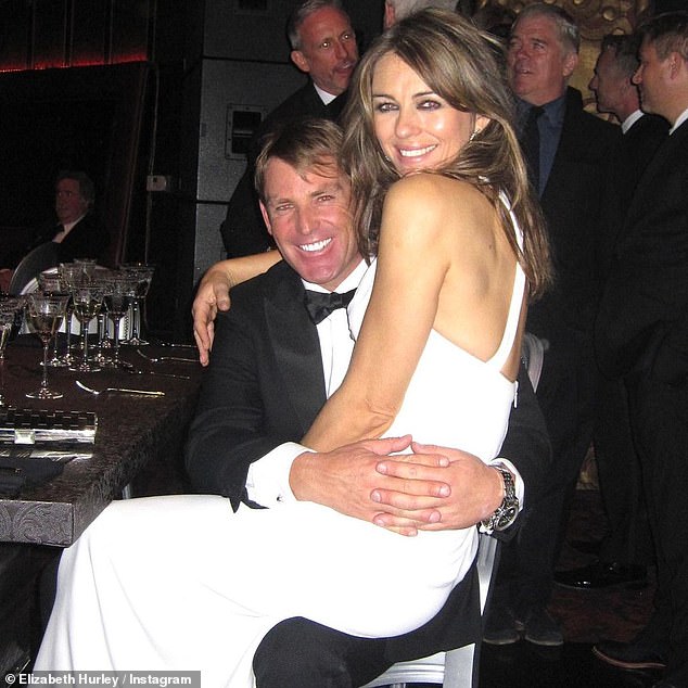 Liz recently admitted that returning to Melbourne was 'bittersweet' after the death of her former fiancé Shane Warne (pictured together) two years ago