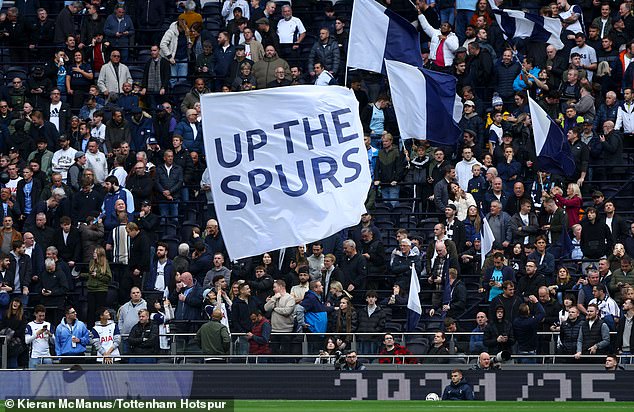 Spurs fans have been warned about the club's flag policy, which bans banners 'of any political or religious belief'.