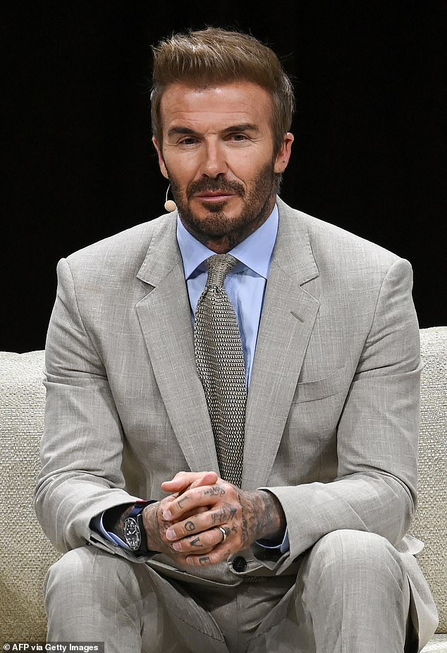 While Harper and Victoria got glam, David Beckham took part in a promotional event for the redesign campaign of Marina Bay Sands' lifestyle and hospitality brand, called Above Beyond.