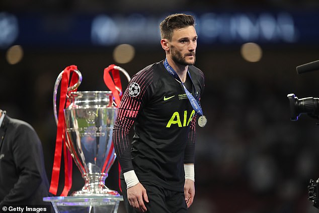 Lloris was unable to prevent Tottenham losing 2-0 to Premier League rivals Liverpool